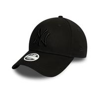 New Era New York Yankees MLB League Essential Ton sur Ton Noir 9Forty Casquette Ajustable pour Femmes
