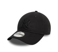 New Era New York Yankees MLB League Essential Ton sur Ton Noir 9Twenty Casquette Ajustable