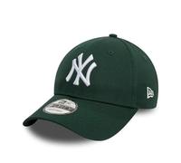 New Era New York Yankees MLB League Essential Vert Blanc 9Forty Casquette Ajustable