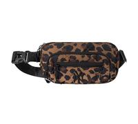 New Era New York Yankees MLB Leopard Quilted Waist Bag Marron Noir Sac