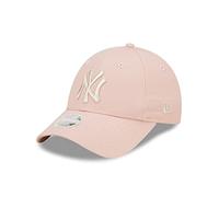 New Era New York Yankees MLB Metallic Logo Pink 9Forty Adjustable Women Cap - One-Size
