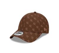 New Era New York Yankees MLB Monogram Walnut 9Forty Adjustable Cap - One-Size