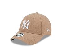 New Era New York Yankees MLB Wool Women Camel 9Forty Adjustable Women Cap - One-Size
