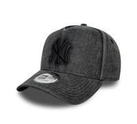 New Era New York Yankees MLB Wordmark Denim 9Forty E-Frame Casquette Noir
