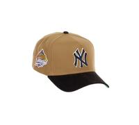 New Era New York Yankees MLB World Series 1999 Sidepatch Khaki Black Cord 9Forty A-Frame Snapback Cap - One-Size
