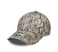 New Era New York Yankees Snake 9Forty Women Cap Beige Marron