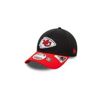 Casquette ajustable 9FORTY noire NFL Kansas City Chiefs pour femmes