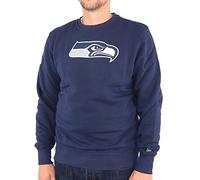 New Era NFL Crew Seattle Seahawks Oceanside Sweat-Shirt Homme Bleu FR : M (Taille Fabricant : M)