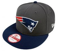 New Era NFL England Patriots Graphite Snapback Cap M L 9fifty Édition Limitée