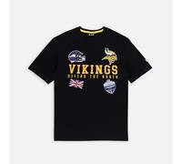 New Era NFL Games Collegiate T-Shirt surdimensionné Minnesota Vikings Noir