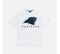 New Era NFL Games Slogan T-Shirt Oversize Carolina Panthers Blanc
