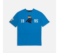 New Era NFL Games Square Arch T-Shirt surdimensionné Carolina Panthers SWB Bleu Vif