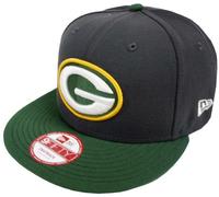 New Era NFL Green Bay Packers Graphite Snapback Cap S M 9Fifty Édition Limitée