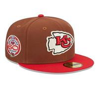 New Era NFL MLB 59Fifty Casquette de baseball, Kansas City Chiefs-brown, 58-59 cm