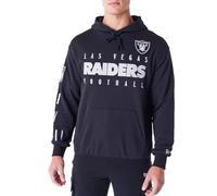 New Era NFL Patch Las Vegas Raiders Sweat à capuche pour homme, Noir , L