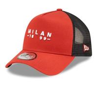 New Era A-Frame Mesh Trucker Cap - AC Milan Rusty Red