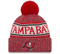 New Era Tampa Bay Buccaneers - Beanie - NFL 2018 Sideline Sport OTC Knit - Red/White - One-Size