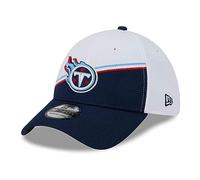 New Era NFL Tennessee Titans Official 2023 Sideline 39THIRTY Casquette stretch Fit, bleu/blanc, M-L