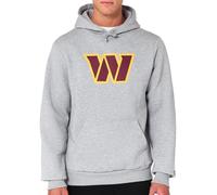 New Era Sweat à capuche Washington Commanders - Logo NFL - Gris L Homme