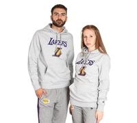 New Era Nba Regular Los Angeles Lakers Hoodie Gris L Homme