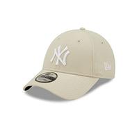 New Era NY Basecap Beige 9Forty gebogener Schirm Cappie Kappe verstellbar New York Yankees - One-Size