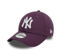 New Era NY Casquette pour Fans pour Enfants réglable visière incurvée Logo de l'équipe New York Yankees 9Forty Kids Violet