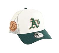 New Era Oakland Athletics MLB Stone Green Established 1901 Sidepatch A-Frame Trucker Cap - One-Size