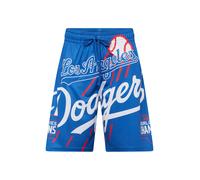 NEW ERA Pantalon bleu / rouge / blanc, Taille 34