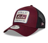 New Era Patch Trucker Casquette réglable avec logo NE Rouge foncé Taille unique