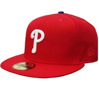 New Era Philadelphia Phillies Sidepatch Rouge Cap 59Fifty Fitted Édition Limitée