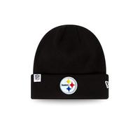 New Era Pittsburgh Steelers Loop Label Knit Bonnet NFL Noir