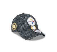 New Era Pittsburgh Steelers NFL 2024 Sideline Noir 9Forty Casquette Stretch Snapback Ajustable