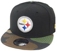 New Era Pittsburgh Steelers Snapback Cap Noir Camo 9Fifty 950 OSFA Basecap
