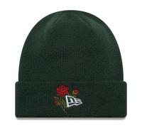 New Era Rose Icon Cuff Bonnet tricoté Vert, Vert, Taille Unique