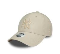 New Era Casquette 9Forty Femme - Similicuir - New York Yankees - Stone