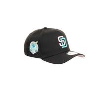 New Era San Diego Padres MLB 40th Anniversary Year Sidepatch Black 9Forty A-Frame Snapback Cap