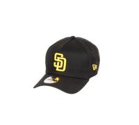 New Era San Diego Padres MLB Black Coloured Team Logo Yellow 9Forty A-Frame Snapback Cap
