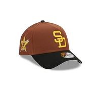 New Era San Diego Padres MLB Harvest All Star Game 1978 Brown Black 9Forty A-Frame Snapback Cap - One-Size