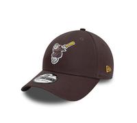 New Era San Diego Padres MLB Historic Logo Cooperstown Marron 39Thirty Casquette Extensible