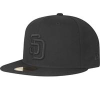 New Era San Diego Padres Noir Sur Noir Cap 59Fifty 5950 Fitted Édition Limitée