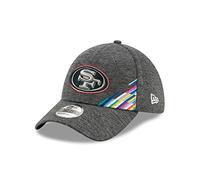 New Era San Francisco 49ers 39thirty Stretch Cap NFL 2019 on Field Crucial Catch Graphite - S-M