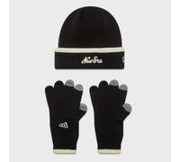 New Era Script Beanie Set blk/ofw noir ONE SIZE