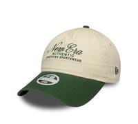 New Era Script Casquette 9Twenty Femmes A-Frame Beige Vert
