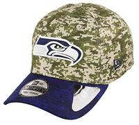 New Era Seattle Seahawks 39thirty Casquette réglable NFL Digi Camo Camouflage/Bleu Taille S-M