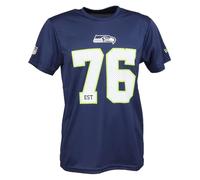 New Era Seattle Seahawks T Shirt NFL Supporters Tee 2 Navy - S