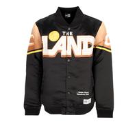 New Era - Snap Satin Bomber Jacket - Homme - Vestes - Noir - Taille: M