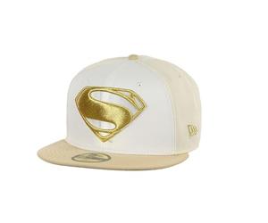 New Era Superman DC Justice League Blanc Beige 59Fifty Casquette de Baseball