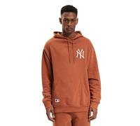 New Era Sweat à Capuche MLB New York Yankees League Essential 24 Oversize Marron
