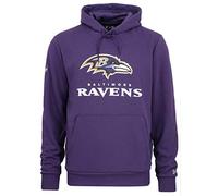 New Era - Sweat à capuche NFL Baltimore Ravens avec logo et nom de l'équipe, lilas, XXL