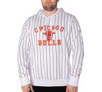 New Era Sweat à capuche NFL MBA MLB - Sweat à capuche - Football Basketball Baseball - Édition limitée, Chicago Bulls blanc, L